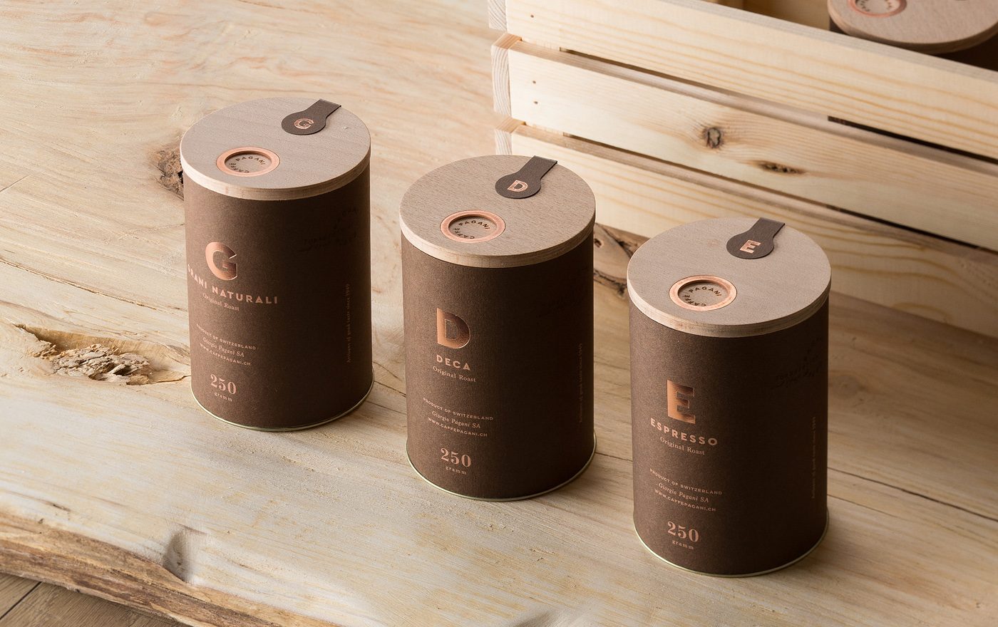 Caffè Pagani Packaging